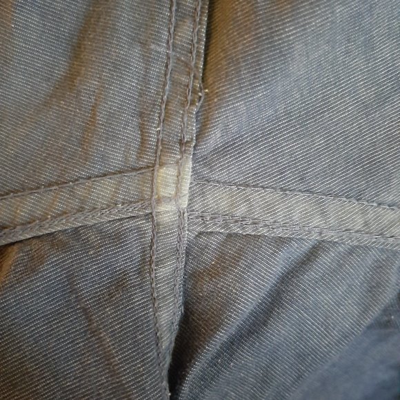 Mens Apt. 9 Apt 9 Stretch Slim Fit Button Down Dress Shirt - Small - Blue - Picture 7 of 8